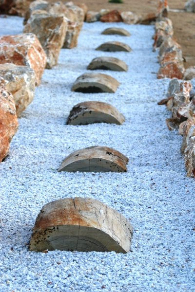 Tao's Center, Paros, Greece, sitting rocks